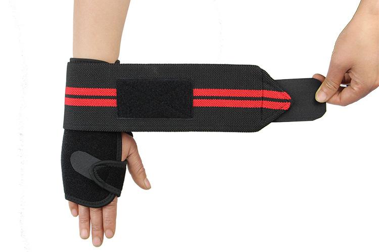 Protège-poignets Musculation ASIPRO - Wrist Wraps Noirs Taille Unique