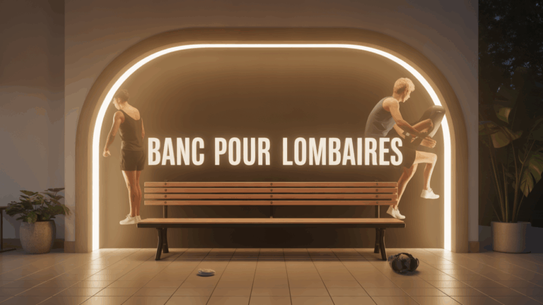 banc pour lombaires moderne avec utilisateurs