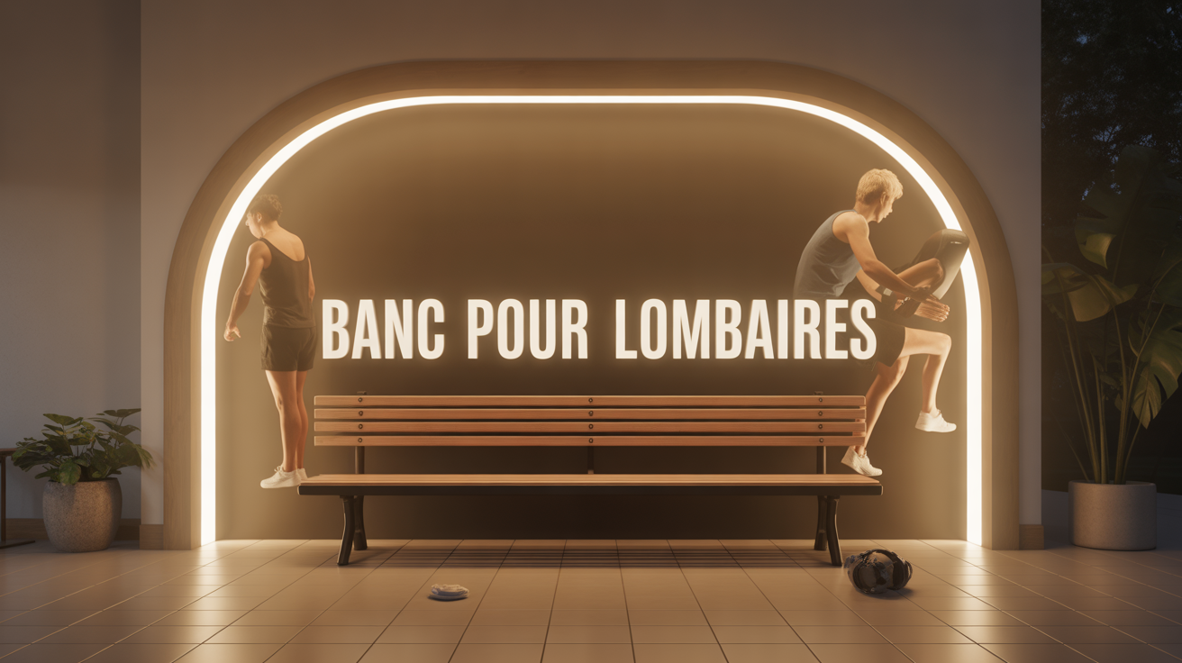 banc pour lombaires moderne avec utilisateurs