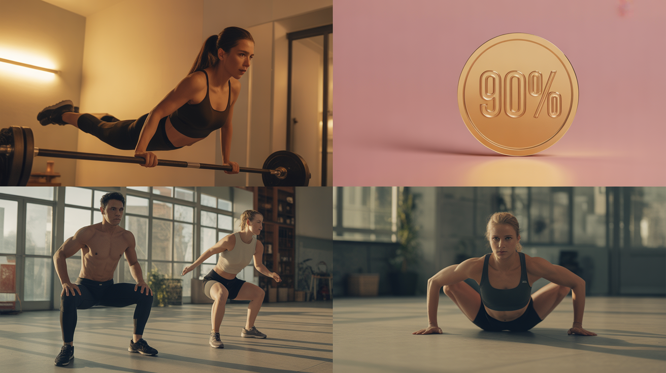 exercices fessiers hip thrust squats fentes kickback efficaces
