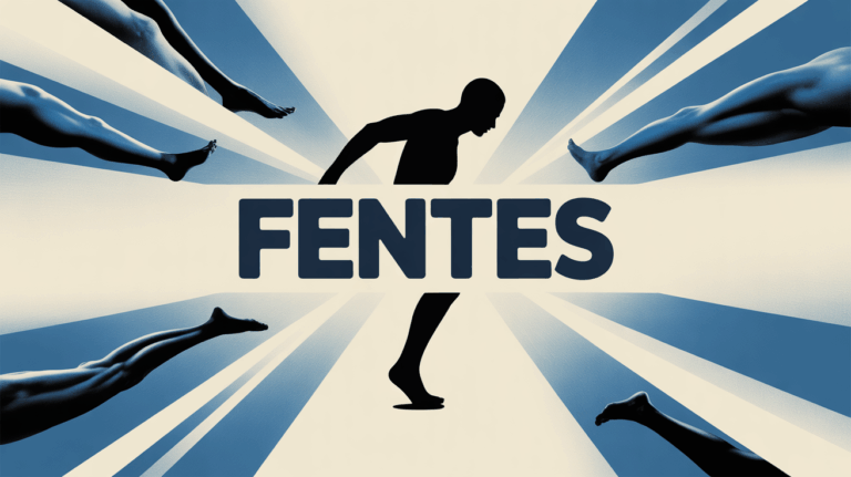 Silhouette fente stylisee muscles et equilibre