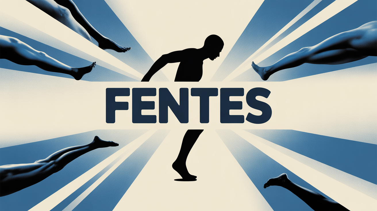 Silhouette fente stylisee muscles et equilibre