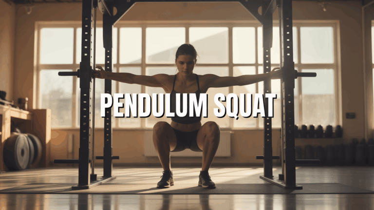 Pendulum squat machine salle, focus jambes, sécurité dos