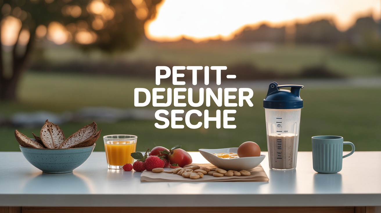 Petit dejeuner seche healthy bowl flocons d'avoine fruits rouges oeuf shaker proteine amandes