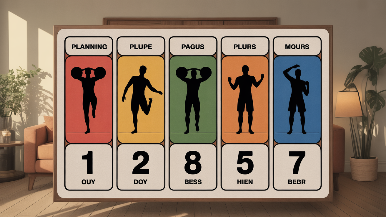 planning 7 jours exercices pectoraux pompes dips