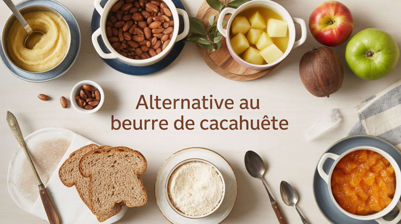 pots purees d'amande noisette cajou coco pomme courge alternative au beurre de cacahuete