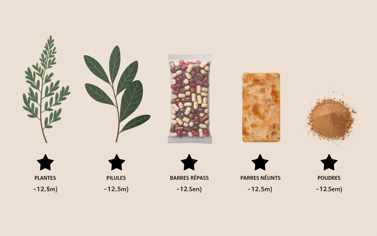 Classement visuel des produits minceur efficaces