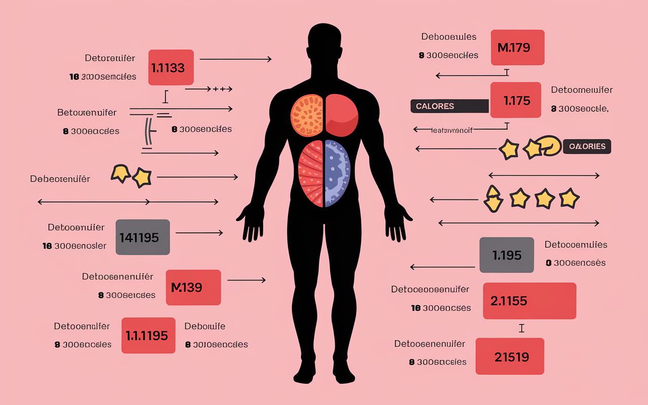 Infographie metabolisme homme avec formules et niveaux activite
