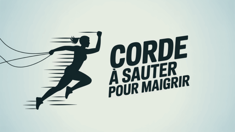 corde a sauter pour maigrir silhouette dynamique