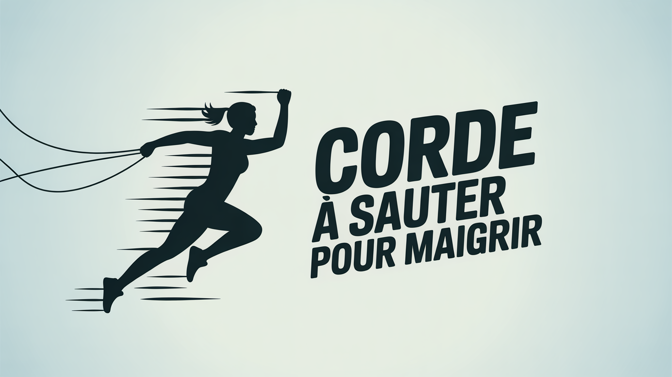 corde a sauter pour maigrir silhouette dynamique