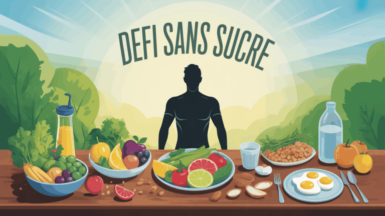 Repas sains défi sans sucre nutrition coach table