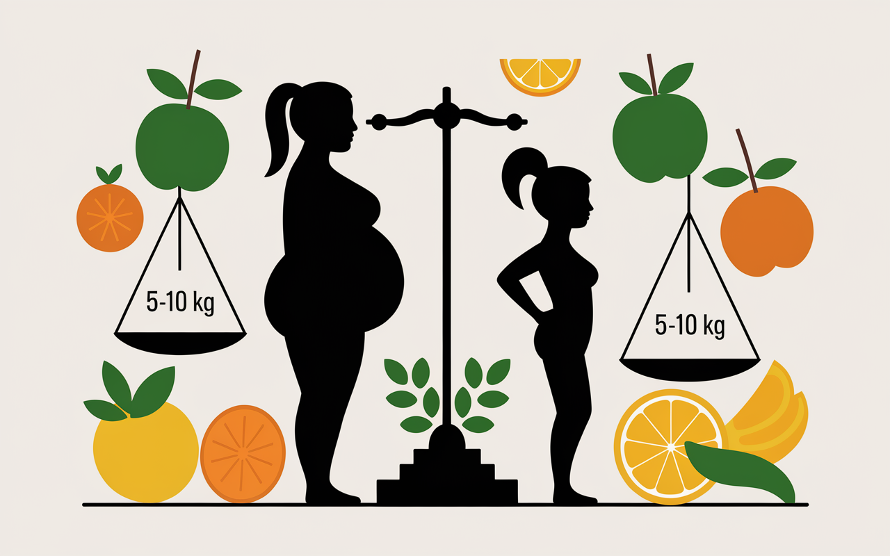 illustration avant apres perte de poids diabete