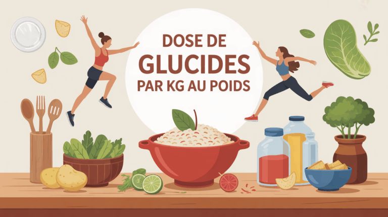 table cuisine dose glucides par kg de poids