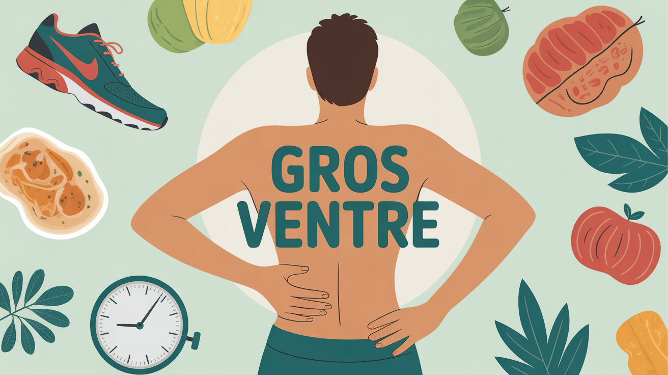 illustration gros ventre causes solutions