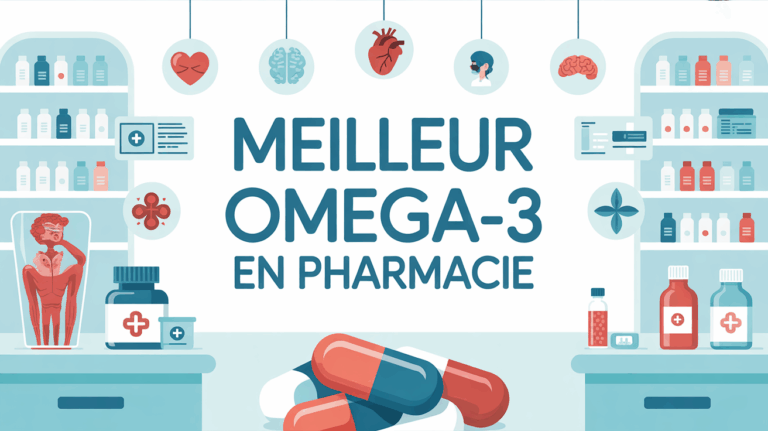 comptoir pharmacie capsules omega 3 santé