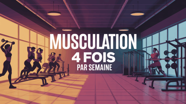 Salle musculation moderne, sportifs haltères, ambiance énergique