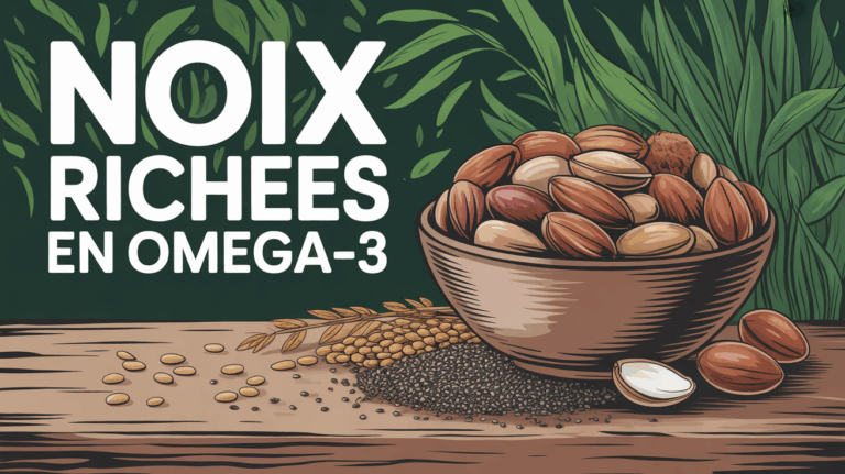 composition bol noix omega-3 graines lin chia