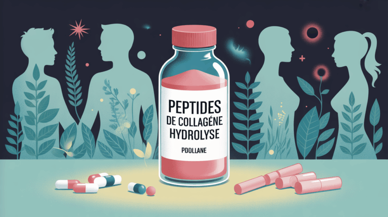 Peptides de collagene hydrolyse presentation flacon poudre gelules sticks