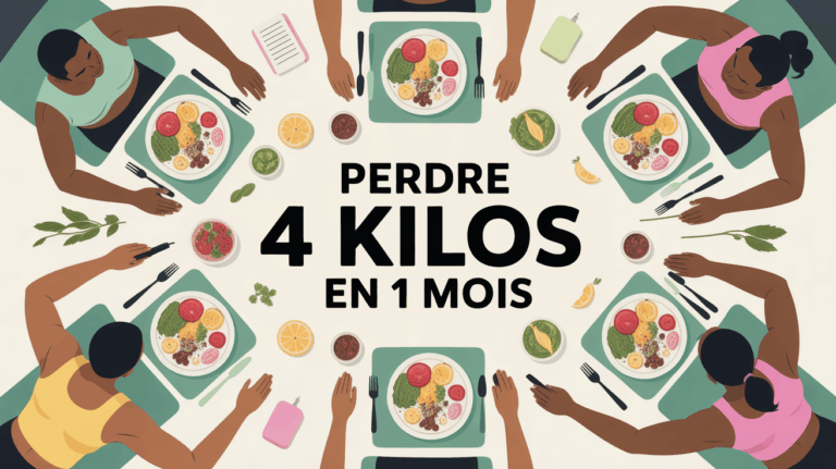 table repas equilibres et silhouettes sportives