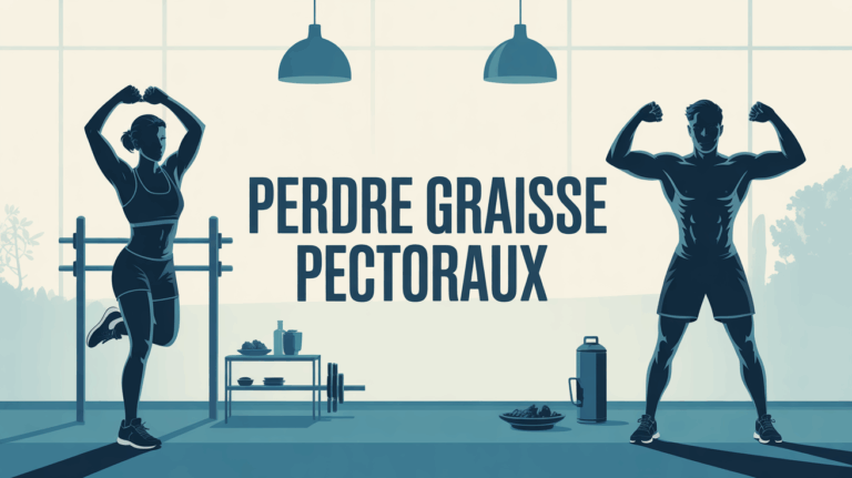 Exercices cardio musculation et assiette pour perdre graisse pectoraux