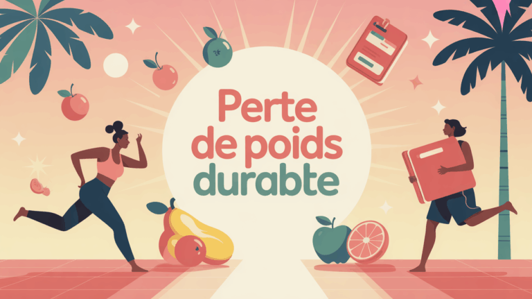 balance moderne et silhouettes sportives, perte de poids durable