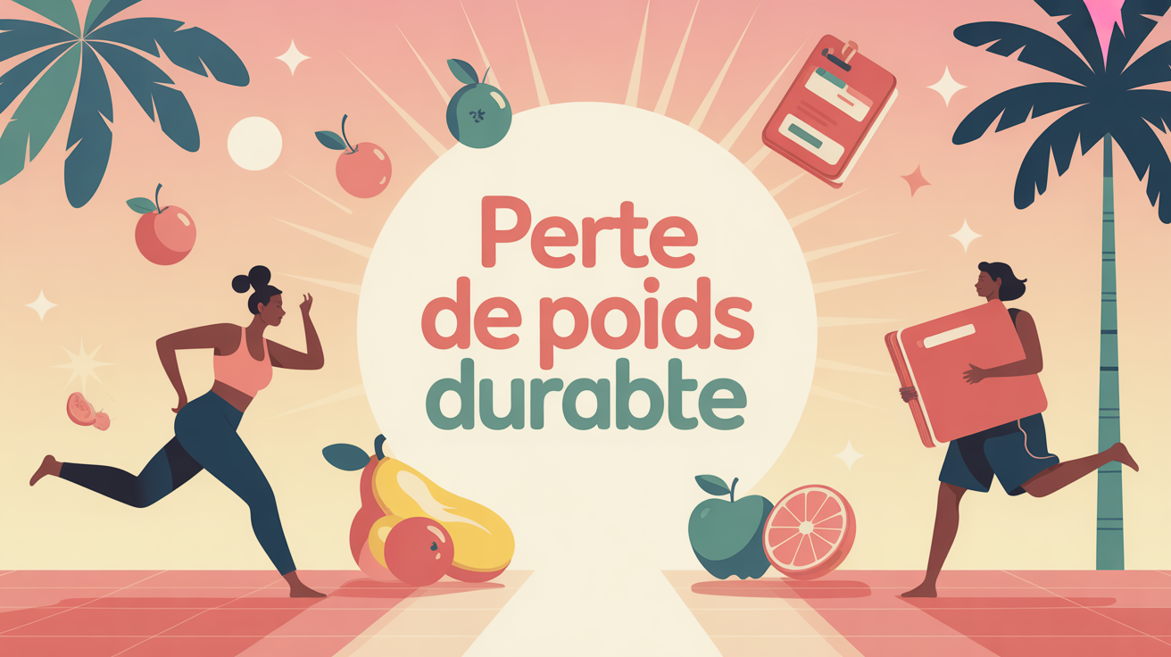 balance moderne et silhouettes sportives, perte de poids durable