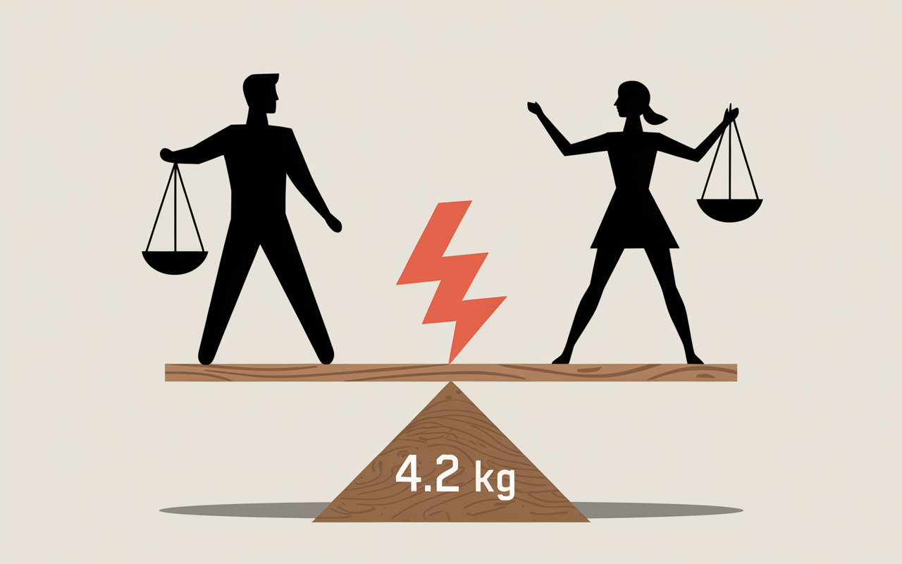 silhouettes balance plateau perte poids metabolisme