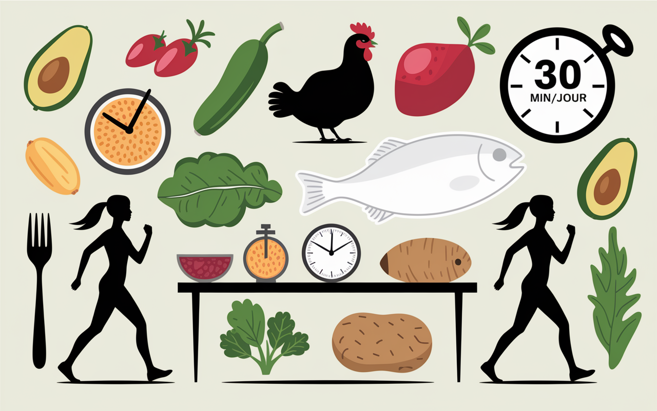 Table aliments exercices femme poignees d amour express
