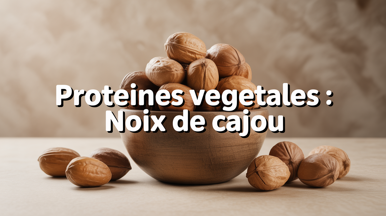 poignee noix de cajou nature bol bois proteines vegetales
