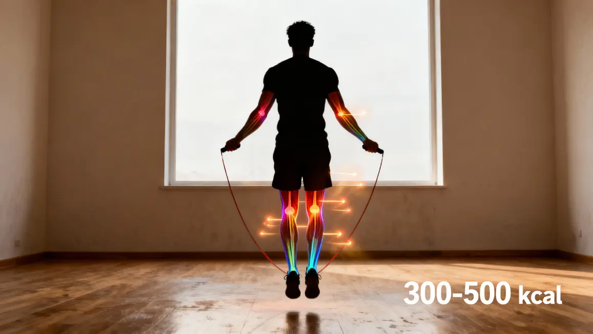 Saut à la corde brûle calories muscles sollicités