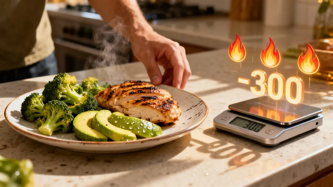balance cuisine aliments sains deficit calorique perte de gras