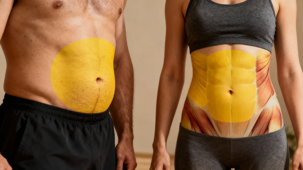 abdomen zones graisse mythe perte de gras abdos