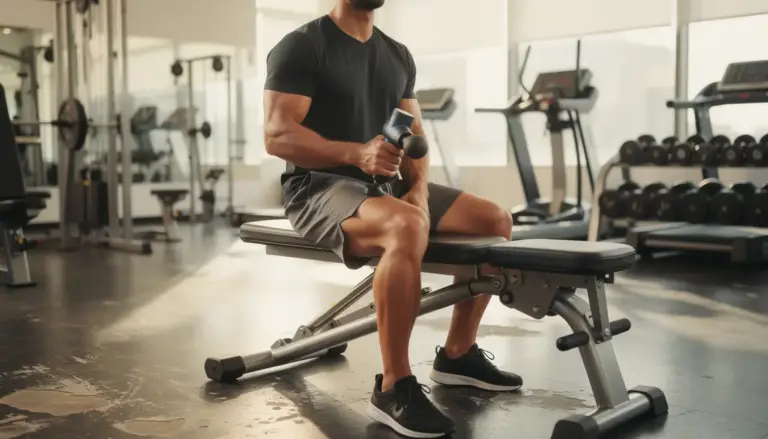 pistolet de massage utilisation salle de sport