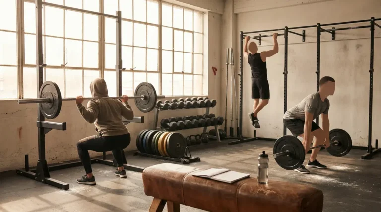 salle de sport squat traction force musculation