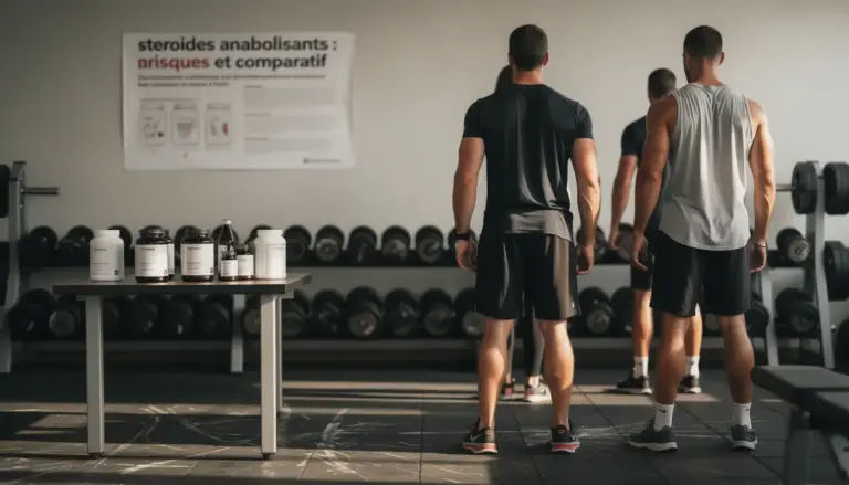salle de musculation silhouettes steroides anabolisants