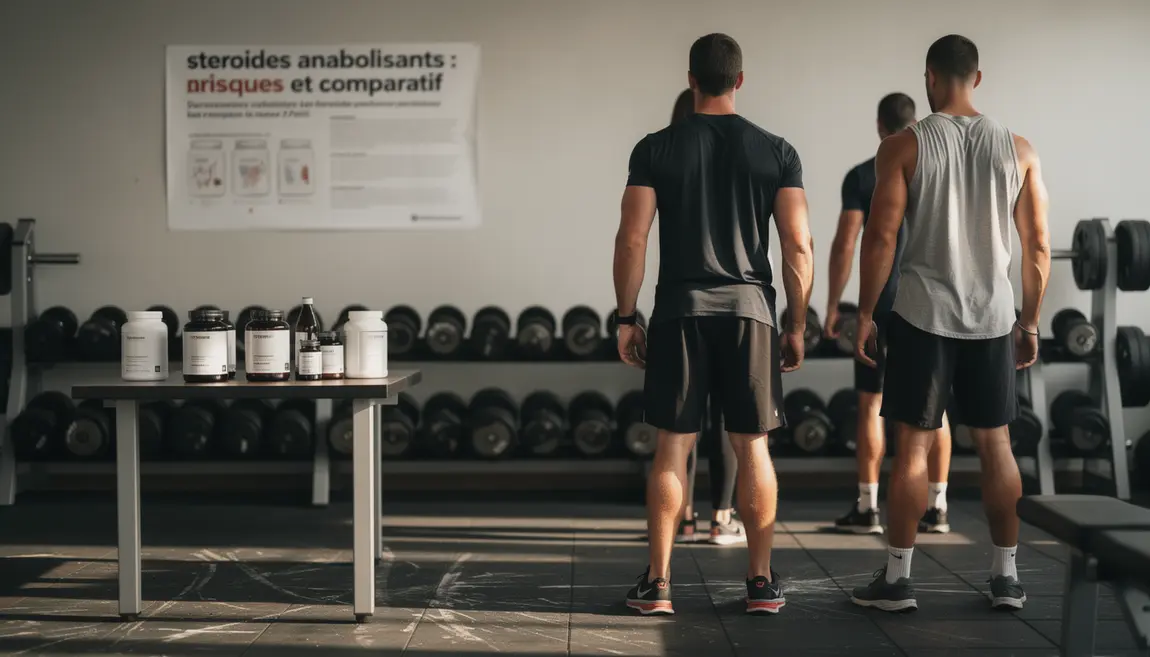salle de musculation silhouettes steroides anabolisants