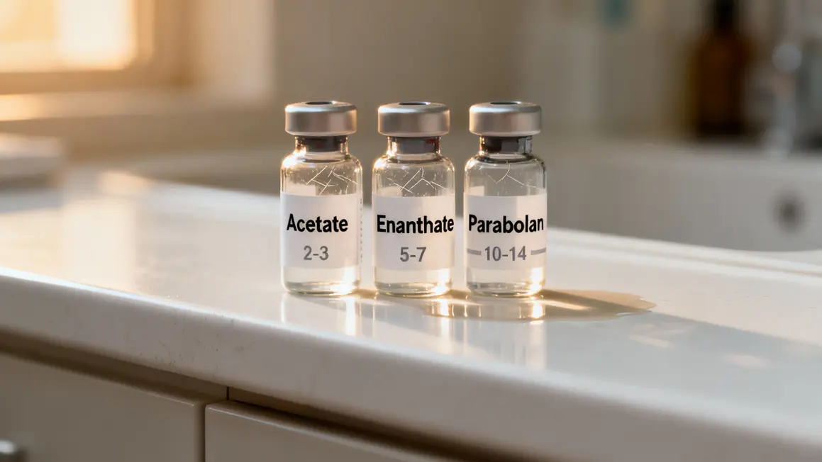 Flacons acétate énantate parabolan trenbolone