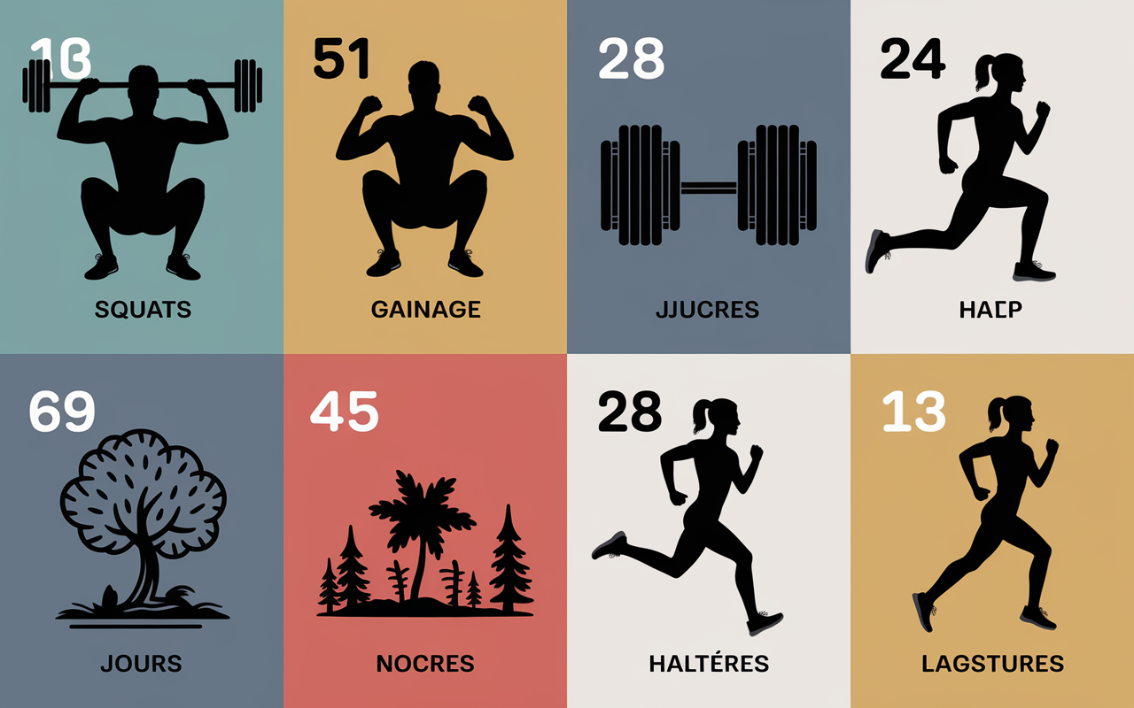 planification jogging et musculation semaine