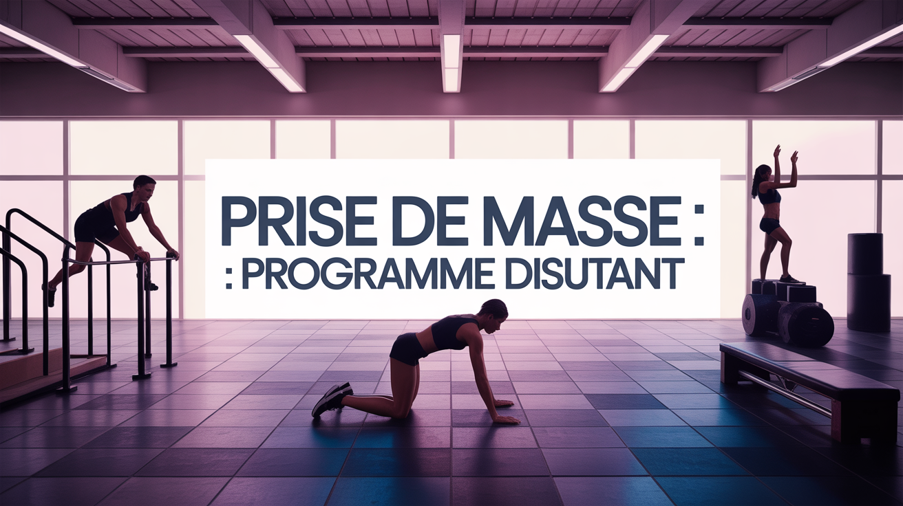 salle de sport programme prise de masse debutant