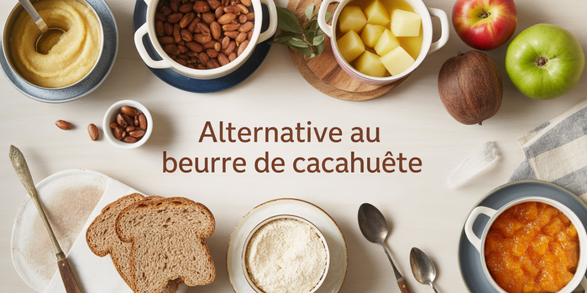 pots purees d'amande noisette cajou coco pomme courge alternative au beurre de cacahuete