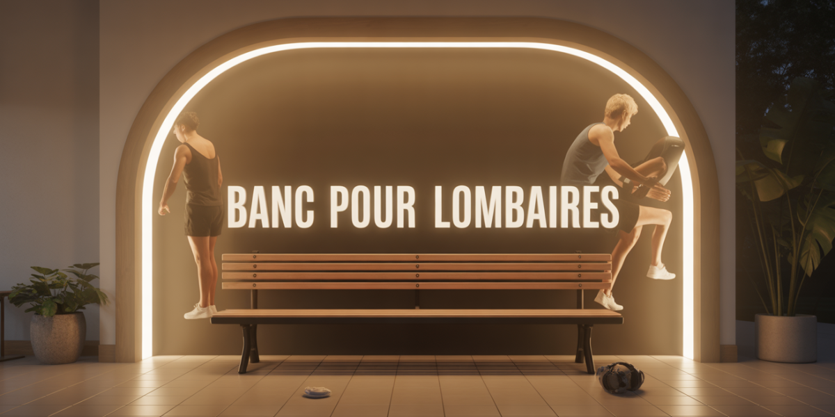 banc pour lombaires moderne avec utilisateurs