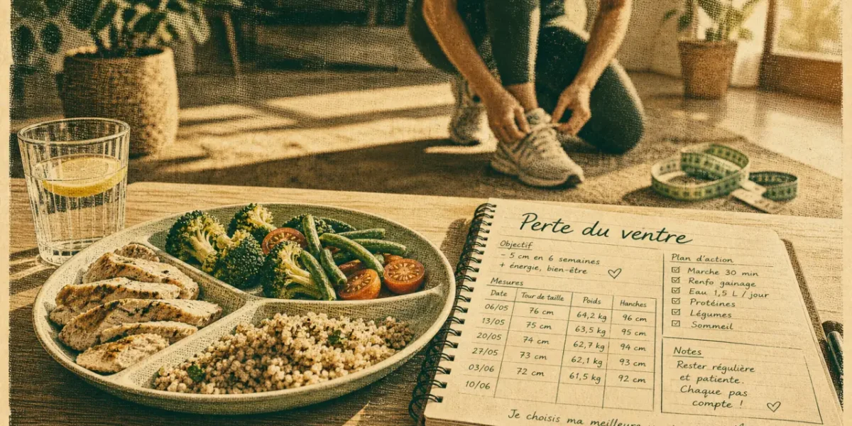 Bruler les graisses ventre : protéines, sommeil, régularité, ceinture de mesure