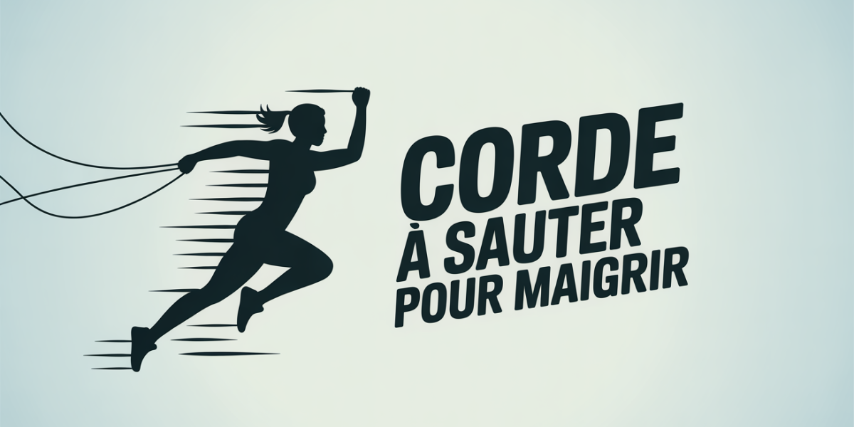 corde a sauter pour maigrir silhouette dynamique