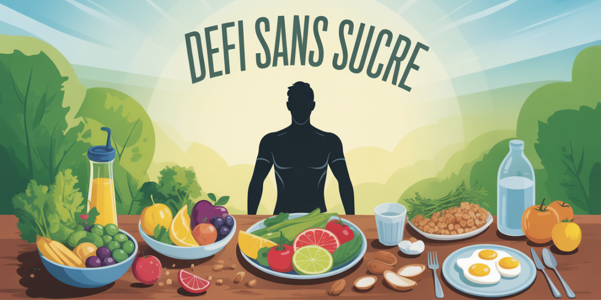 Repas sains défi sans sucre nutrition coach table