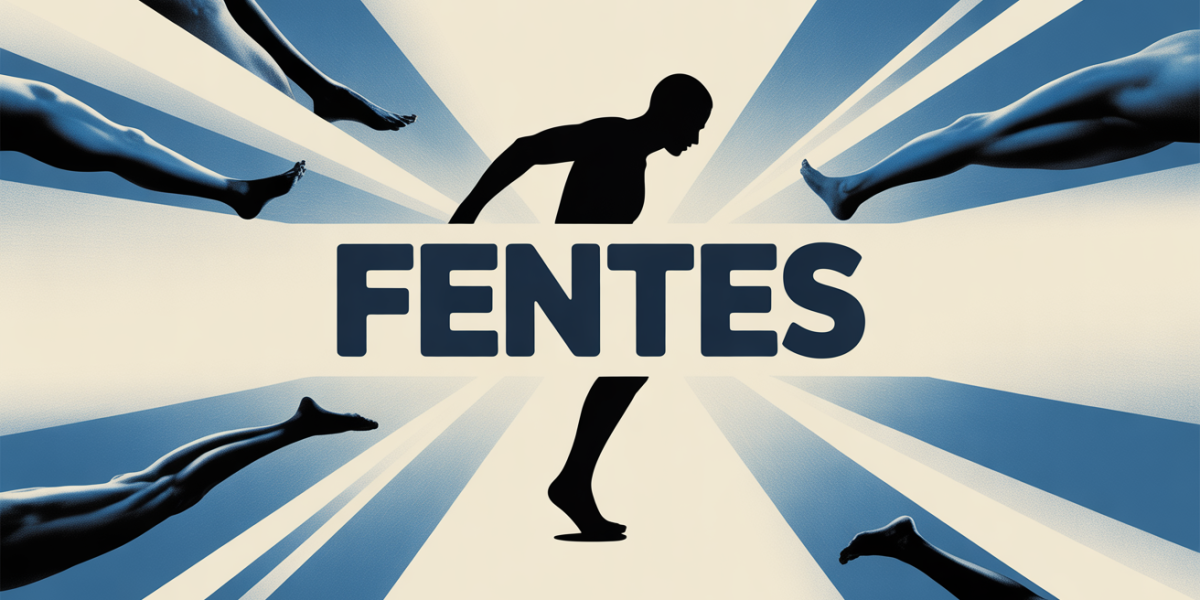 Silhouette fente stylisee muscles et equilibre