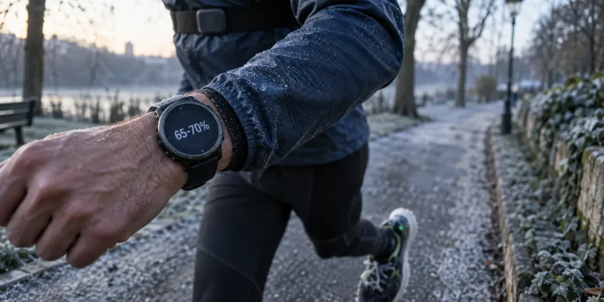Frequence cardiaque endurance fondamentale 65-70% sur montre cardio