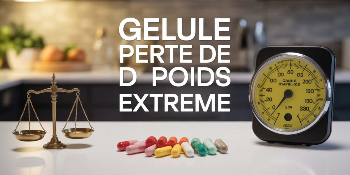 gelule perte de poids extreme pilulier balance mètre ruban