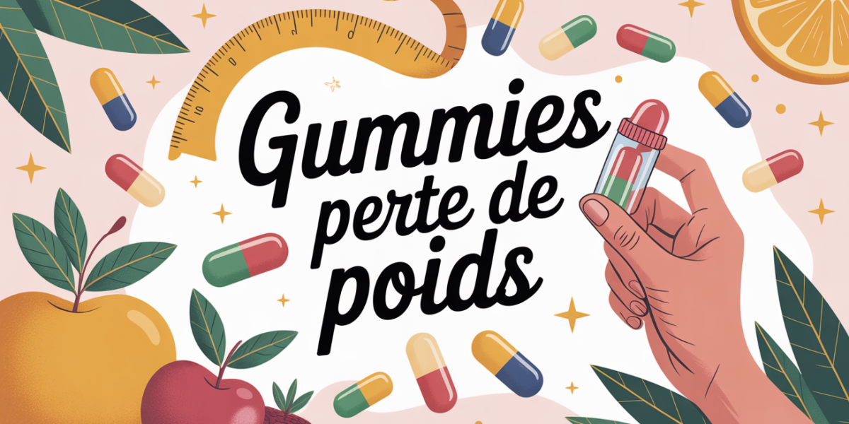 main féminine tenant gummies perte de poids fond pastel