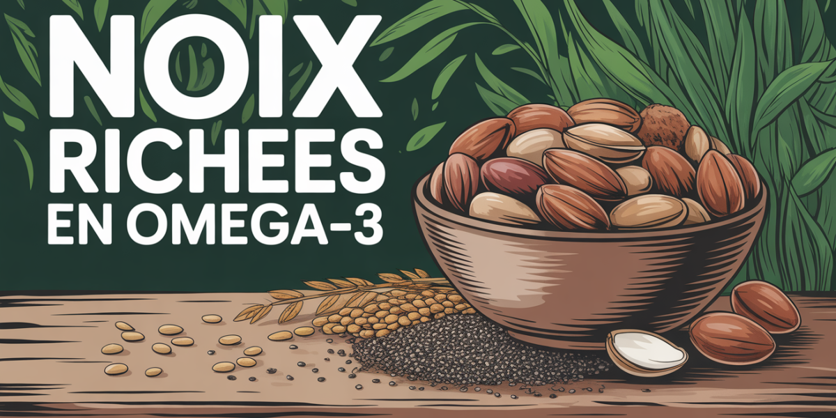 composition bol noix omega-3 graines lin chia