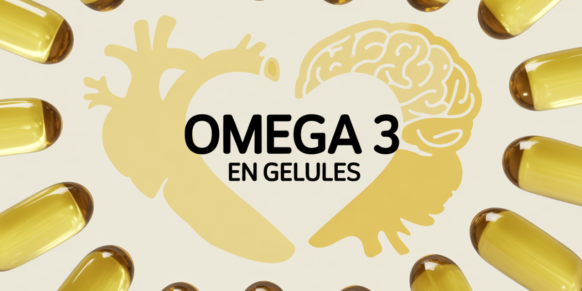 capsules omega 3 vue cercle coeur cerveau